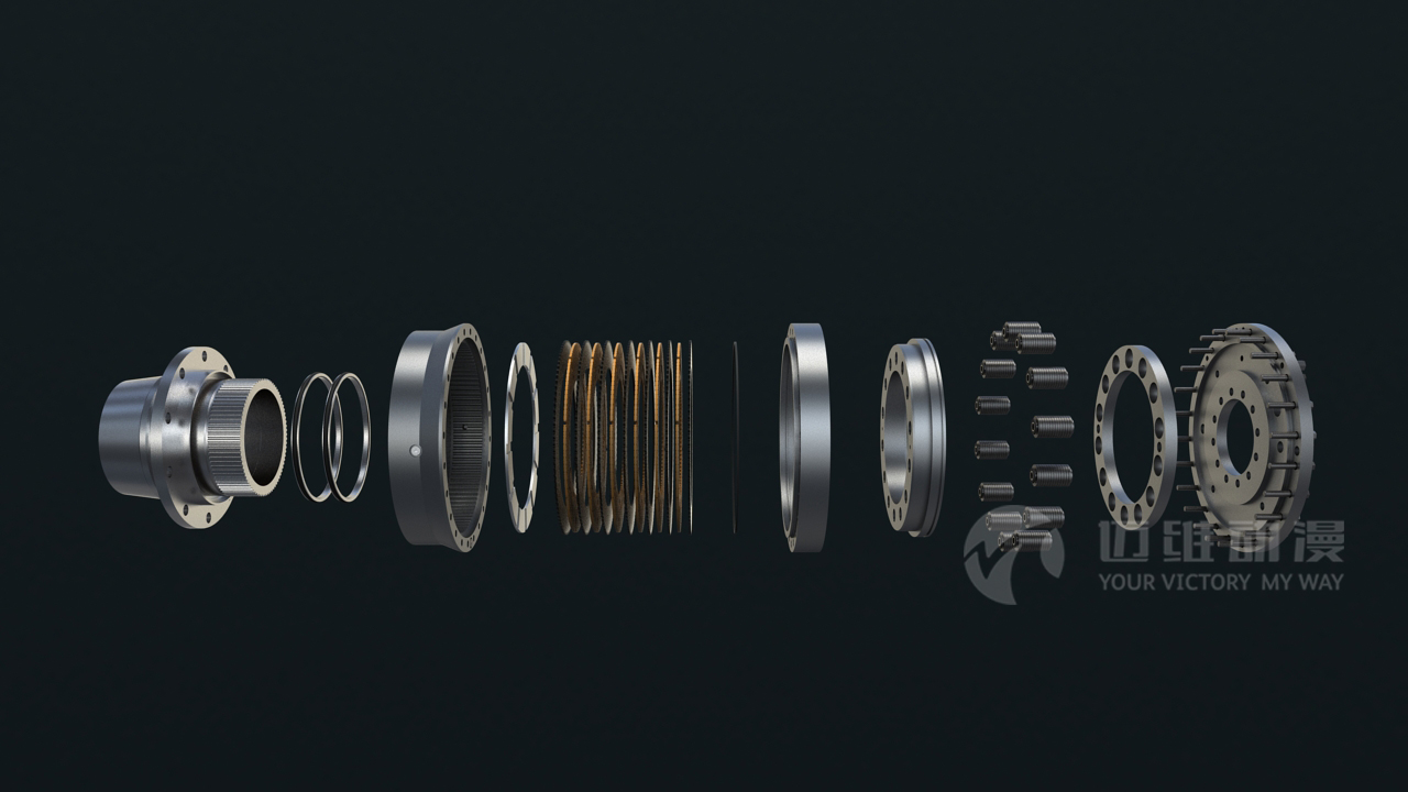 濕式制動(dòng)系統(tǒng)原理三維動(dòng)畫 濕式制動(dòng)系統(tǒng)原理三維動(dòng)畫