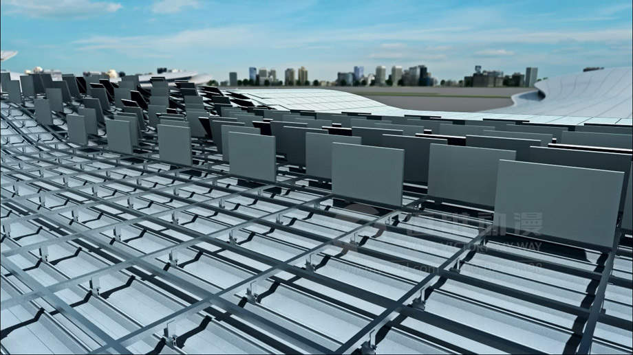 幕墻吊頂板產(chǎn)品演示三維動(dòng)畫 幕墻吊頂板產(chǎn)品演示三維動(dòng)畫