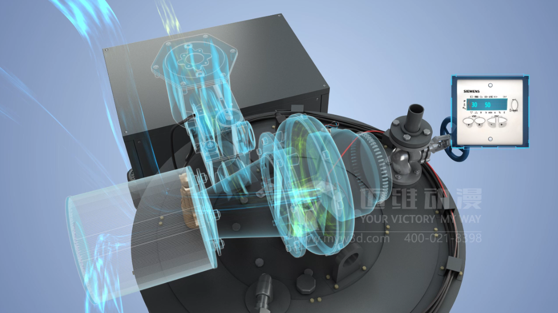 蒸汽鍋爐產品演示三維動畫 蒸汽鍋爐產品演示三維動畫