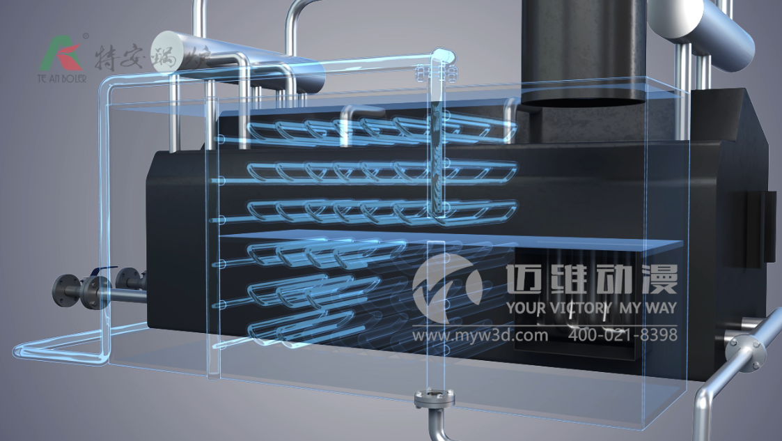 浙江東陽市特安鍋爐有限公司與邁維動漫簽約制作燃油蒸汽發(fā)生器產(chǎn)品演示三維動畫(圖2) 浙江東陽市特安鍋爐有限公司與邁維動漫簽約制作燃油蒸汽發(fā)生器產(chǎn)品演示三維動畫(圖2)
