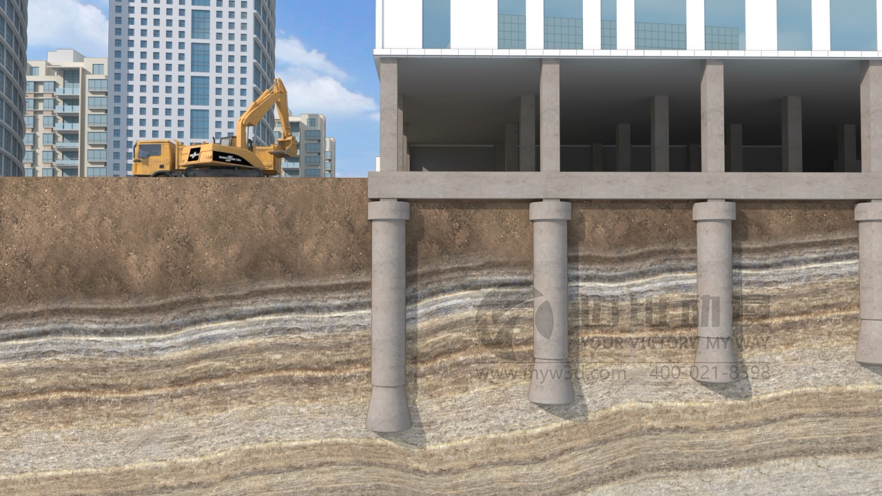 大樓改造三維動畫案例展示(圖6) 大樓改造三維動畫案例展示(圖6)