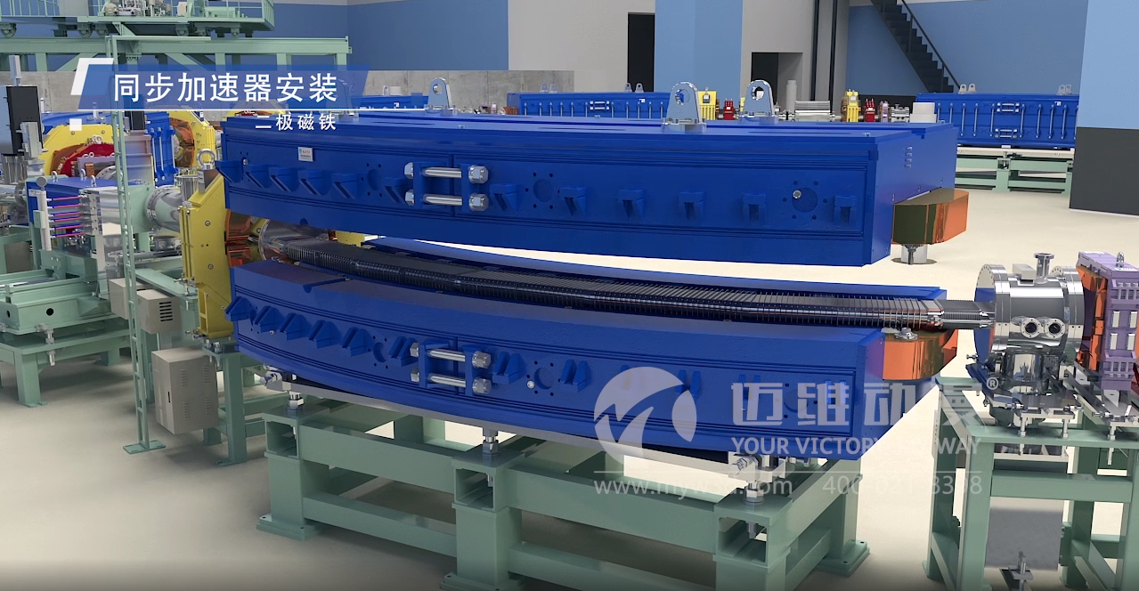 重離子生產(chǎn)線(xiàn)安裝三維動(dòng)畫(huà)演示(圖1) 重離子生產(chǎn)線(xiàn)安裝三維動(dòng)畫(huà)演示(圖1)