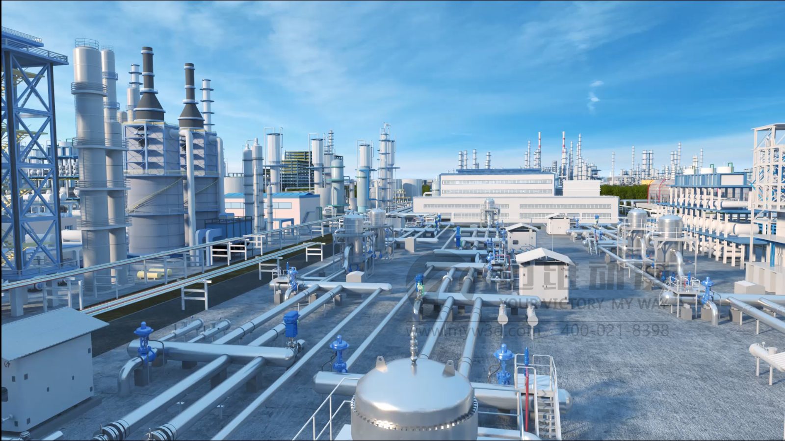 三維動(dòng)畫在化工行業(yè)的應(yīng)用場景及優(yōu)勢體現(xiàn)！(圖2)