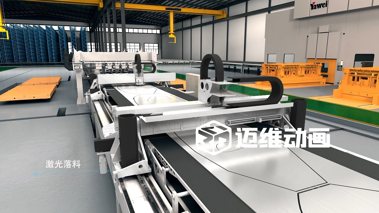 卷板線生產(chǎn)線三維動畫(圖4) 卷板線生產(chǎn)線三維動畫(圖4)