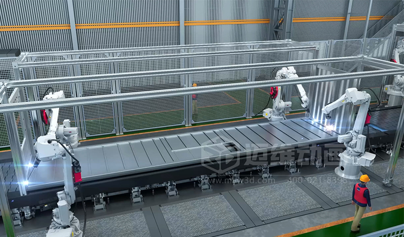 工業(yè)自動化生產(chǎn)線三維動畫，引領(lǐng)現(xiàn)代制造行業(yè)生產(chǎn)工藝呈現(xiàn)新風(fēng)尚！(圖1)