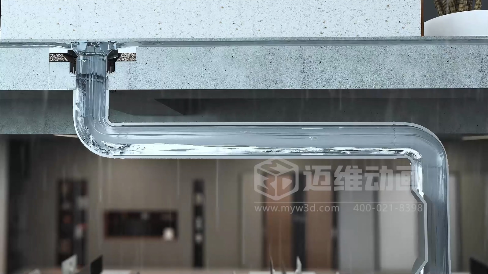 傳統(tǒng)營銷已 Out！三維動(dòng)畫助力虹吸雨水管道系統(tǒng)強(qiáng)勢(shì)出圈，秒變吸睛爆款(圖4)