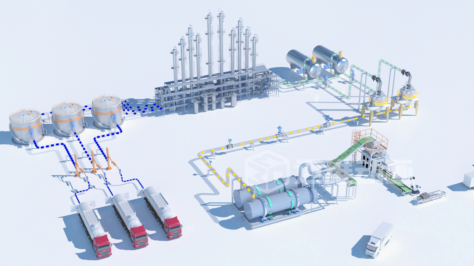 化工行業(yè)全流程自動(dòng)化三維動(dòng)畫宣傳片展示(圖5)