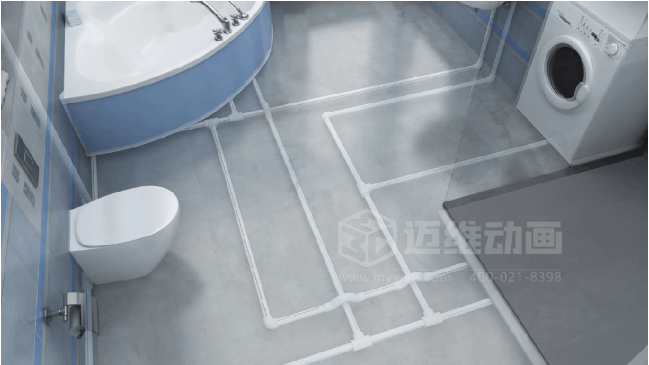 三維動畫如何重塑管道行業(yè)營銷格局？深度解析家裝管材3D可視化傳播利器(圖6)