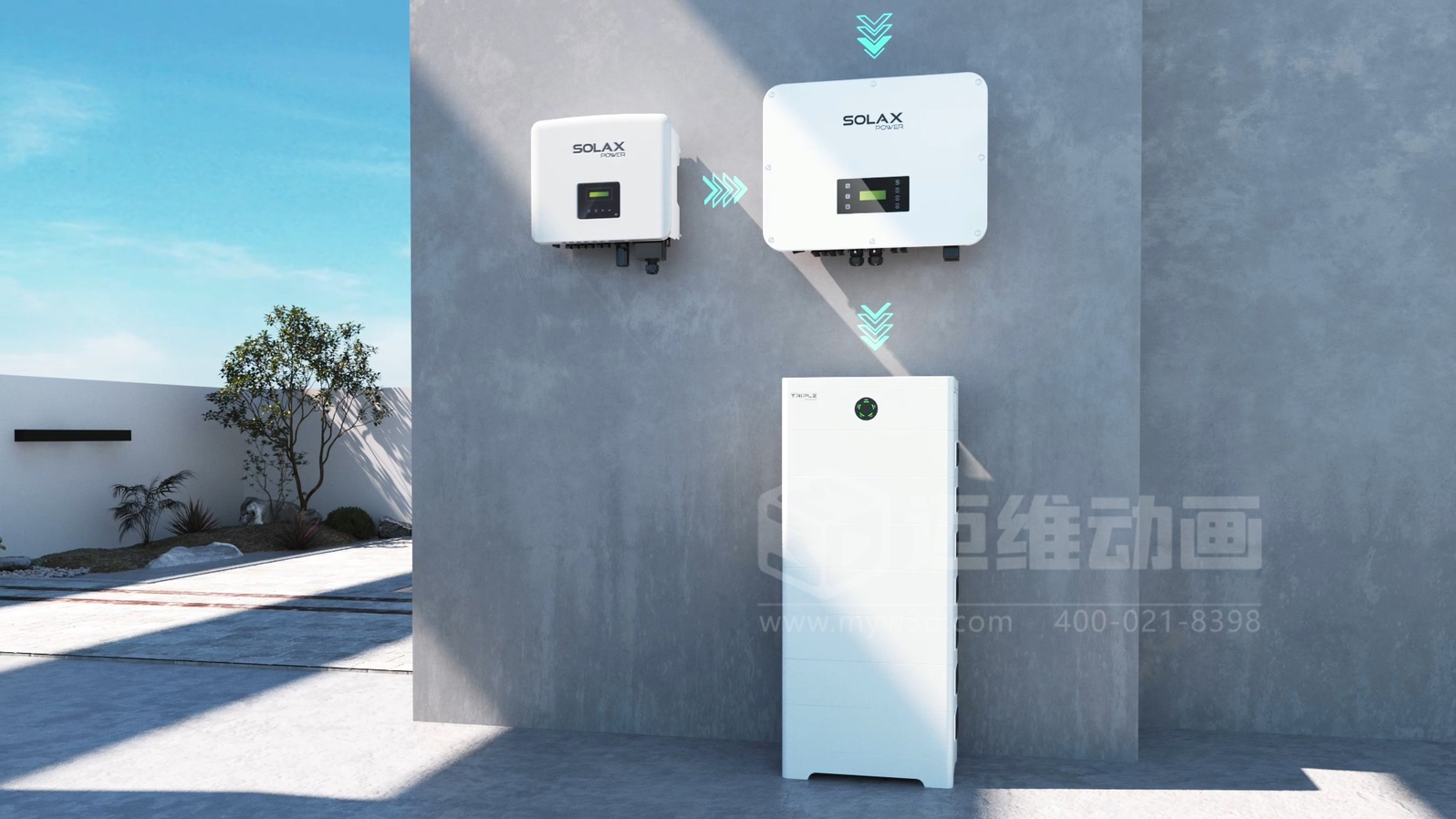 工商業(yè)儲(chǔ)能解決方案-三相混合儲(chǔ)能逆變器三維動(dòng)畫(huà)展示(圖1) 工商業(yè)儲(chǔ)能解決方案-三相混合儲(chǔ)能逆變器三維動(dòng)畫(huà)展示(圖1)