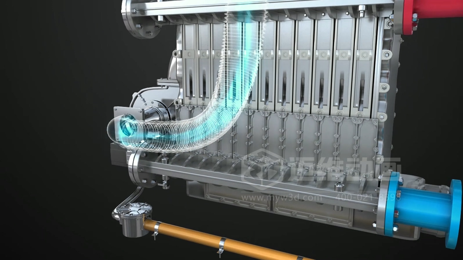 打破傳統(tǒng)展示壁壘！三維動(dòng)畫(huà)「拆解」鍋爐，低成本實(shí)現(xiàn)高成果演示(圖4)