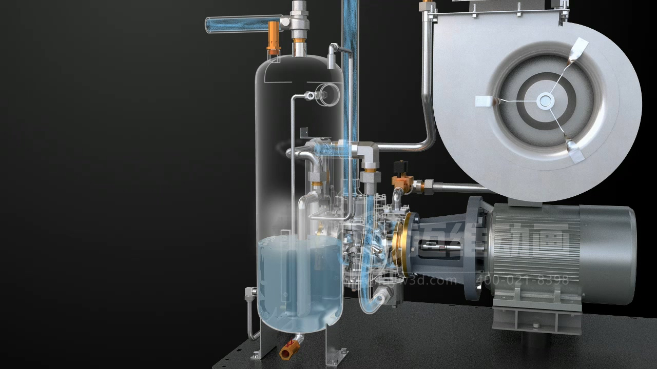 看案例說(shuō)話(huà)：某頭部空壓機(jī)品牌用三維動(dòng)畫(huà)，拿下千萬(wàn)訂單的秘密！(圖7)