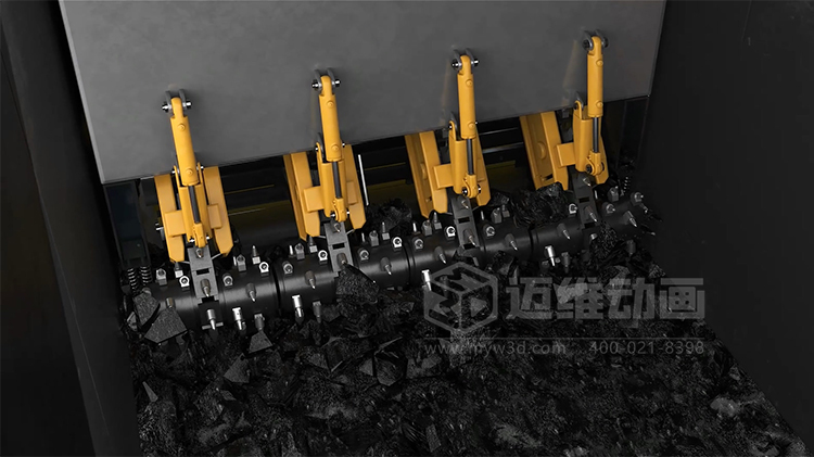 海大機(jī)器人-火車箱機(jī)器人粘凍煤清車系統(tǒng)三維動(dòng)畫展示(圖2) 海大機(jī)器人-火車箱機(jī)器人粘凍煤清車系統(tǒng)三維動(dòng)畫展示(圖2)