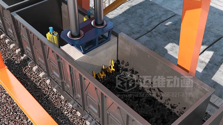 海大機(jī)器人-火車箱機(jī)器人粘凍煤清車系統(tǒng)三維動(dòng)畫展示(圖3) 海大機(jī)器人-火車箱機(jī)器人粘凍煤清車系統(tǒng)三維動(dòng)畫展示(圖3)