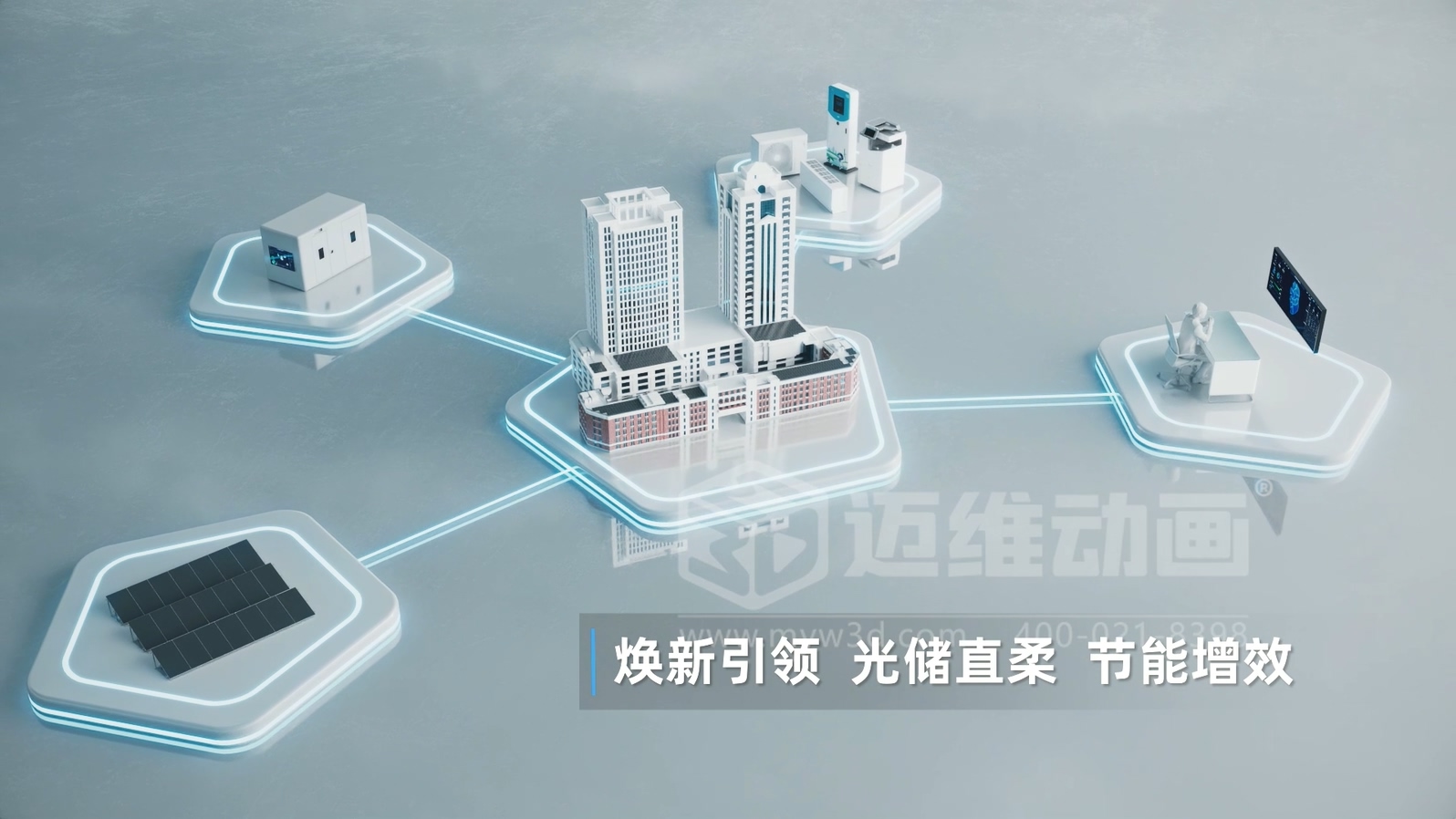 光儲直柔系統(tǒng) 3D 動畫展示(圖8) 光儲直柔系統(tǒng) 3D 動畫展示(圖8)