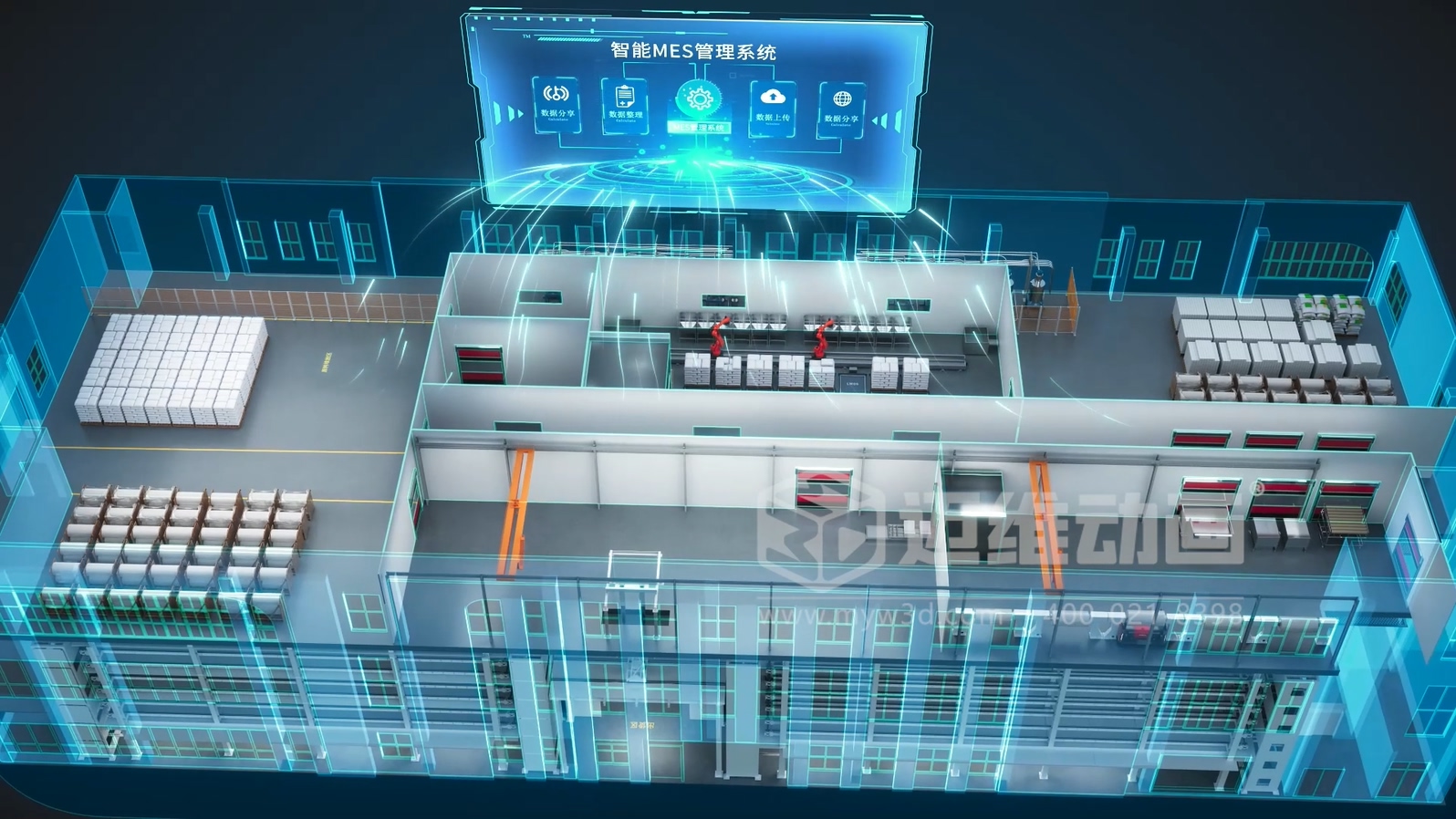 別再空想智慧工廠！工業(yè)自動(dòng)化三維動(dòng)畫帶您看透每一個(gè)運(yùn)轉(zhuǎn)細(xì)節(jié)(圖1)