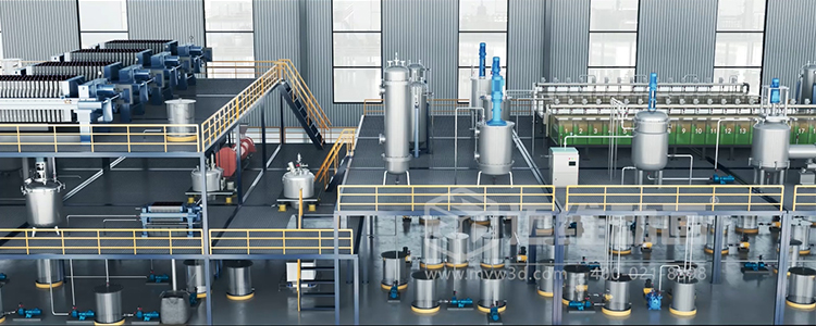 稀缺金屬循環(huán)再生過程優(yōu)化平臺(tái)三維動(dòng)畫(圖2) 稀缺金屬循環(huán)再生過程優(yōu)化平臺(tái)三維動(dòng)畫(圖2)