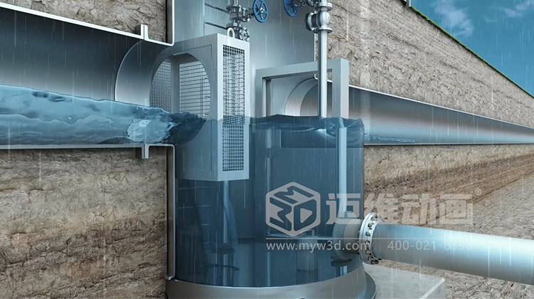 一體化智能截污井三維動(dòng)畫解決方案(圖5) 一體化智能截污井三維動(dòng)畫解決方案(圖5)