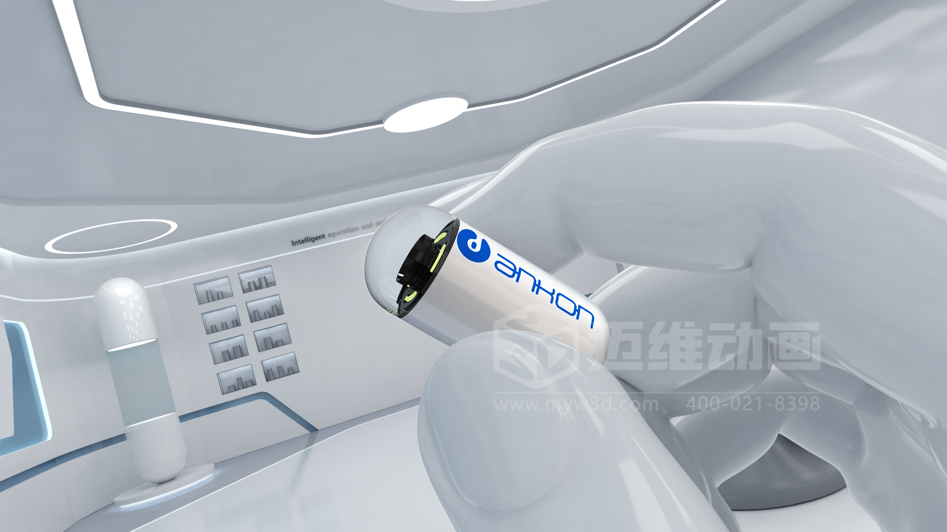 磁控膠囊機器人三維動畫(圖2) 磁控膠囊機器人三維動畫(圖2)