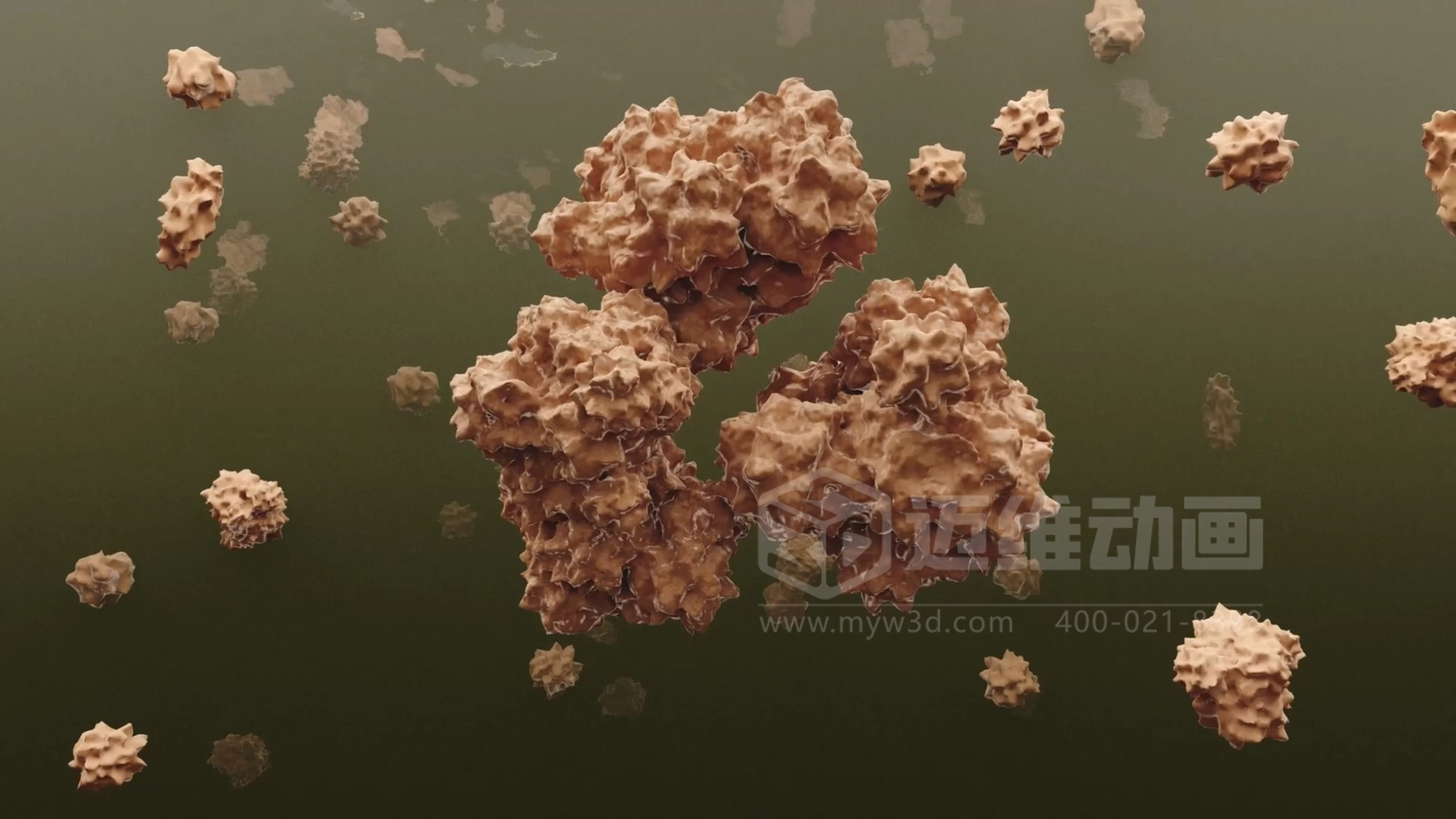 難降解有機(jī)物處理三維動(dòng)畫(圖3)