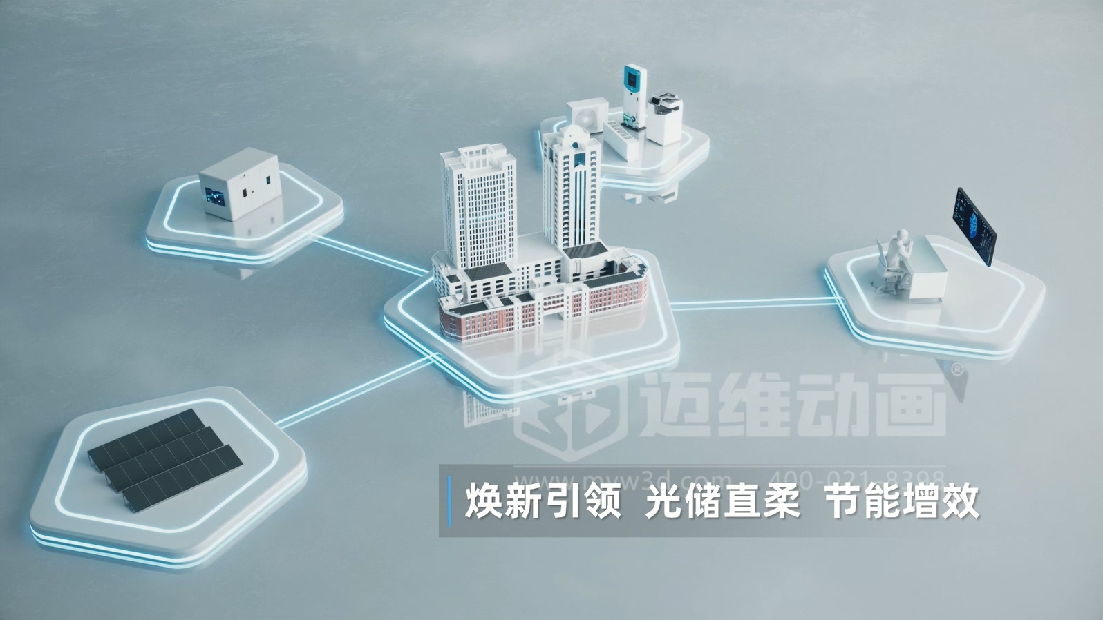 新能源科普新方式：光儲(chǔ)直柔系統(tǒng)三維動(dòng)畫不止是酷炫吸睛！還是一份專業(yè)又好懂的視覺指南(圖9)