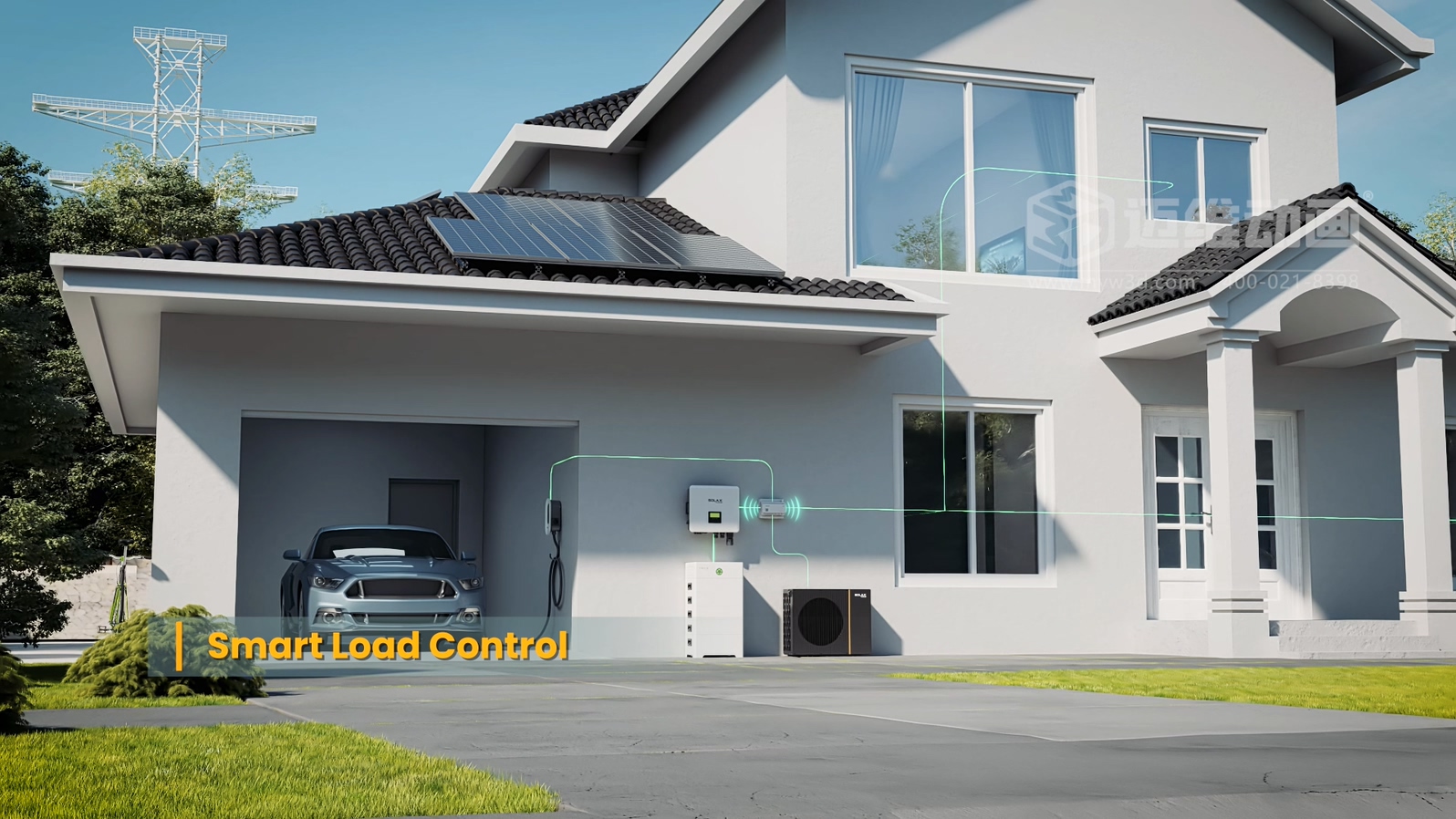 智慧光儲系統(tǒng)逆變器三維動(dòng)畫(圖1)