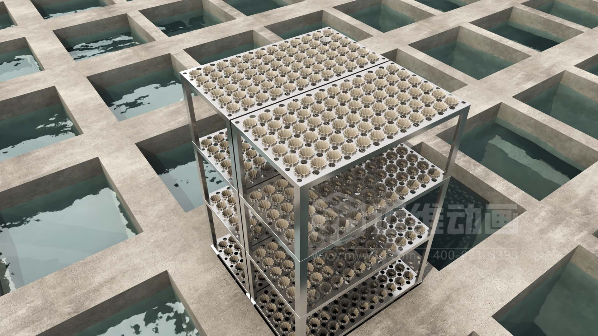 二次供水 - 水處理行業(yè)絮凝反應(yīng)裝置三維動(dòng)畫(圖3) 二次供水 - 水處理行業(yè)絮凝反應(yīng)裝置三維動(dòng)畫(圖3)